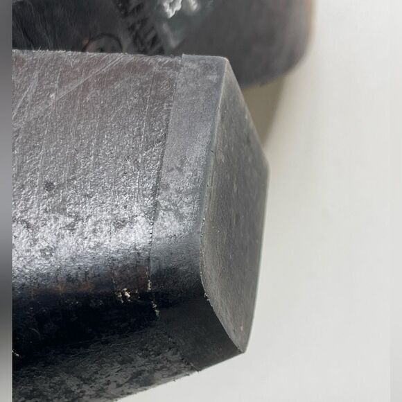 All Saints Rolene hair calf animal print zippered cowboy bootie 36 - Picture 10 of 13